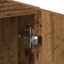 Armario lavadora madera ingeniería madera antigua 64x24x190 cm by , Accessories for washing machines and dryers - Ref: Foro24...