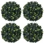 Bolas de boj artificial con luces LED 4 unidades 12 cm by , artificial flora - Ref: Foro24-3335894, Price: 45,65 €, Discount: %