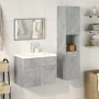 Juego muebles de baño 4 pzas madera contrachapada gris hormigón von , Badezimmermöbel - Ref: Foro24-3324899, Preis: 262,97 €,...