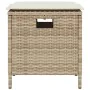 Set comedor de jardín 5 pzas con cojines ratán sintético beige by , Garden sets - Ref: Foro24-365422, Price: 228,84 €, Discou...