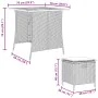 Set comedor de jardín 5 pzas con cojines ratán sintético beige by , Garden sets - Ref: Foro24-365422, Price: 228,84 €, Discou...