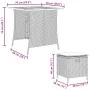 Set de muebles jardín 5 pzas con cojines ratán sintético negro von , Gartensets - Ref: Foro24-365420, Preis: 223,89 €, Rabatt: %