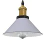 Lámpara colgante regulable en altura E27 gris brillante Ø 22cm by , Lamps - Ref: Foro24-4103446, Price: 29,10 €, Discount: %