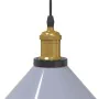 Lámpara colgante regulable en altura E27 gris brillante Ø 22cm by , Lamps - Ref: Foro24-4103446, Price: 29,10 €, Discount: %