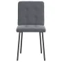 Sillas de comedor 4 unidades terciopelo gris oscuro by , dining chairs - Ref: Foro24-3315158, Price: 160,19 €, Discount: %