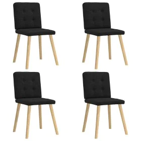 Sillas de comedor 4 unidades tela negras von , Essstühle - Ref: Foro24-3315170, Preis: 193,14 €, Rabatt: %