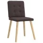 Sillas de comedor 4 unidades tela marrón oscuro von , Essstühle - Ref: Foro24-3315172, Preis: 193,14 €, Rabatt: %