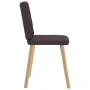 Sillas de comedor 4 unidades tela marrón oscuro von , Essstühle - Ref: Foro24-3315172, Preis: 193,14 €, Rabatt: %