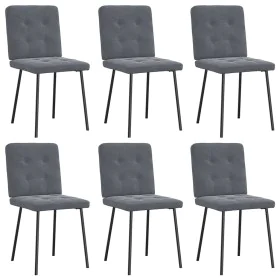 Sillas de comedor 6 unidades terciopelo gris oscuro von , Essstühle - Ref: Foro24-3315428, Preis: 239,13 €, Rabatt: %
