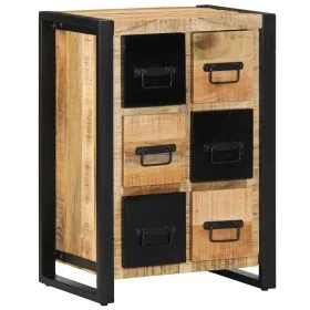 Aparador de madera maciza de mango rugosa 50x35x70 cm von , Sideboards - Ref: Foro24-4013585, Preis: 209,32 €, Rabatt: %