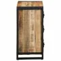 Aparador de madera maciza de mango rugosa 50x35x70 cm de , Aparadores - Ref: Foro24-4013585, Precio: 209,29 €, Descuento: %