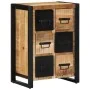 Aparador de madera maciza de mango rugosa 50x35x70 cm de , Aparadores - Ref: Foro24-4013585, Precio: 209,29 €, Descuento: %