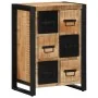 Aparador de madera maciza de mango rugosa 50x35x70 cm de , Aparadores - Ref: Foro24-4013585, Precio: 209,29 €, Descuento: %