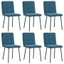 Sillas de comedor 6 unidades terciopelo azul von , Essstühle - Ref: Foro24-3315437, Preis: 237,16 €, Rabatt: %