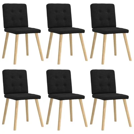 Sillas de comedor giratorias 6 unidades tela negras von , Essstühle - Ref: Foro24-3315440, Preis: 288,52 €, Rabatt: %