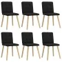 Sillas de comedor giratorias 6 unidades tela negras von , Essstühle - Ref: Foro24-3315440, Preis: 288,52 €, Rabatt: %