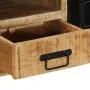 Mueble de TV madera maciza de mango rugosa 100x30x35 cm by , TV Furniture - Ref: Foro24-4013593, Price: 204,34 €, Discount: %