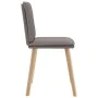 Sillas de comedor 2 unidades tela gris taupé de , Sillas de comedor - Ref: Foro24-4101261, Precio: 109,08 €, Descuento: %