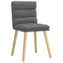 Sillas de comedor 2 unidades tela gris oscuro de , Sillas de comedor - Ref: Foro24-4101294, Precio: 111,04 €, Descuento: %