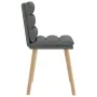 Sillas de comedor 2 unidades tela gris oscuro de , Sillas de comedor - Ref: Foro24-4101294, Precio: 111,04 €, Descuento: %