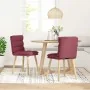 Sillas de comedor 2 unidades tela rojo tinto by , dining chairs - Ref: Foro24-4101296, Price: 111,25 €, Discount: %