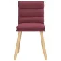 Sillas de comedor 2 unidades tela rojo tinto by , dining chairs - Ref: Foro24-4101296, Price: 111,25 €, Discount: %