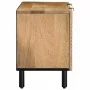 Mueble de TV marrón 105x33x46 cm madera maciza mango de , Almacenamiento para CD y DVD - Ref: Foro24-4017734, Precio: 129,32 ...