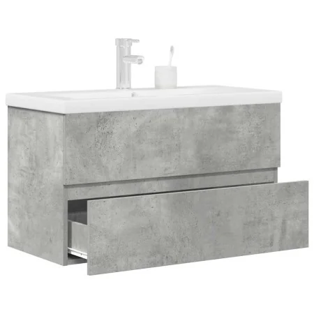 Set muebles de baño 2 piezas madera contrachapada gris hormigón von , Badezimmermöbel - Ref: Foro24-3324915, Preis: 228,24 €,...