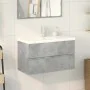Set muebles de baño 2 piezas madera contrachapada gris hormigón von , Badezimmermöbel - Ref: Foro24-3324915, Preis: 228,24 €,...