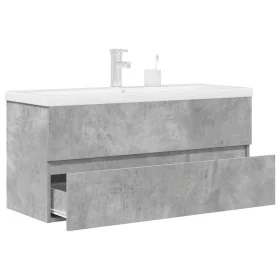 Set muebles de baño 2 piezas madera contrachapada gris hormigón von , Badezimmermöbel - Ref: Foro24-3324917, Preis: 314,37 €,...