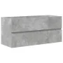 Set muebles de baño 2 piezas madera contrachapada gris hormigón von , Badezimmermöbel - Ref: Foro24-3324917, Preis: 314,35 €,...