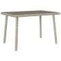 Mesa centro jardín rectangular gris claro 60x40x37 cm by , Garden tables - Ref: Foro24-4104054, Price: 32,31 €, Discount: %