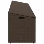 Caja de almacenaje jardín ratán sintético marrón 220x50x58 cm von , Aufbewahrungsboxen für den Außenbereich - Ref: Foro24-410...