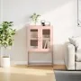 Aparador de acero rosa 68x39x107 cm de , Aparadores - Ref: Foro24-853375, Precio: 110,56 €, Descuento: %
