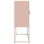 Aparador de acero rosa 68x39x107 cm de , Aparadores - Ref: Foro24-853375, Precio: 110,56 €, Descuento: %
