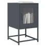 Mesita de noche acero laminado en frío antracita 36x39x60,5 cm de , Mesitas de noche - Ref: Foro24-853328, Precio: 51,57 €, D...