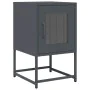 Mesita de noche acero laminado en frío antracita 36x39x60,5 cm de , Mesitas de noche - Ref: Foro24-853328, Precio: 51,57 €, D...