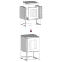 Mesita de noche acero laminado en frío antracita 36x39x60,5 cm de , Mesitas de noche - Ref: Foro24-853328, Precio: 51,57 €, D...