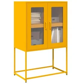 Aparador de acero amarillo mostaza 68x39x107 cm von , Sideboards - Ref: Foro24-853377, Preis: 96,27 €, Rabatt: %