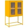 Aparador de acero amarillo mostaza 68x39x107 cm by , Sideboards - Ref: Foro24-853377, Price: 96,27 €, Discount: %