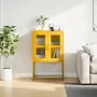 Aparador de acero amarillo mostaza 68x39x107 cm by , Sideboards - Ref: Foro24-853377, Price: 96,27 €, Discount: %