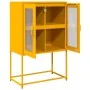 Aparador de acero amarillo mostaza 68x39x107 cm by , Sideboards - Ref: Foro24-853377, Price: 96,27 €, Discount: %