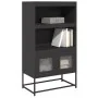 Aparador de acero negro 68x39x123 cm de , Aparadores - Ref: Foro24-853368, Precio: 120,83 €, Descuento: %