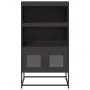 Aparador de acero negro 68x39x123 cm de , Aparadores - Ref: Foro24-853368, Precio: 120,83 €, Descuento: %