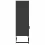 Aparador de acero negro 68x39x123 cm de , Aparadores - Ref: Foro24-853368, Precio: 120,83 €, Descuento: %