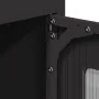 Aparador de acero negro 68x39x123 cm de , Aparadores - Ref: Foro24-853368, Precio: 120,83 €, Descuento: %