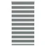 Estor cebra gris oscuro 70x100cm tejido ancho 65,9 cm poliéster by , Blinds and blinds - Ref: Foro24-4014099, Price: 25,30 €,...