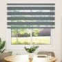 Estor cebra gris oscuro tejido ancho 145,9 cm poliéster von , Jalousien und Jalousien - Ref: Foro24-4014115, Preis: 30,43 €, ...