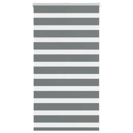 Estor cebra gris oscuro 90x100cm tejido ancho 85,9 cm poliéster by , Blinds and blinds - Ref: Foro24-4014103, Price: 23,47 €,...