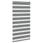 Estor cebra gris oscuro 90x100cm tejido ancho 85,9 cm poliéster by , Blinds and blinds - Ref: Foro24-4014103, Price: 23,47 €,...